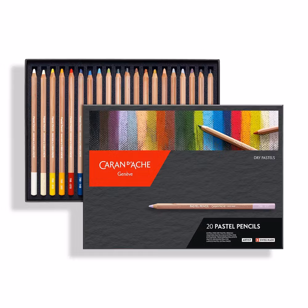 Caran d'Ache Pastellsett - 20stk