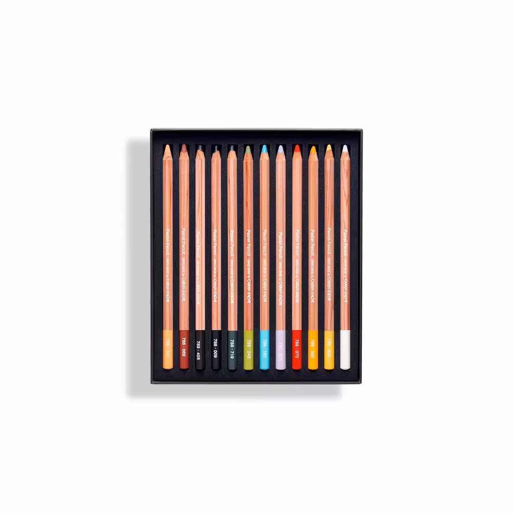 Caran d'Ache Pastellsett - 12stk