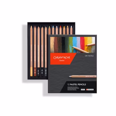 Caran d'Ache Pastellsett - 12stk