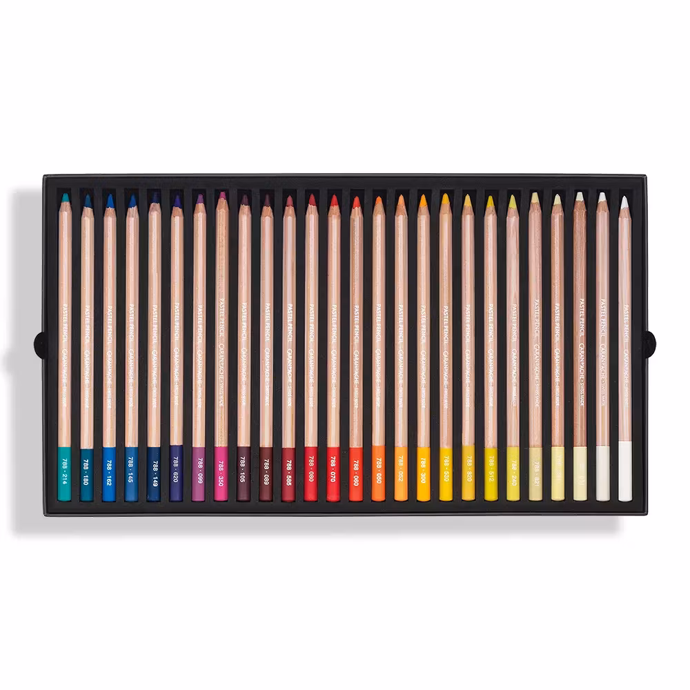 Caran d'Ache Pastellsett - 76stk