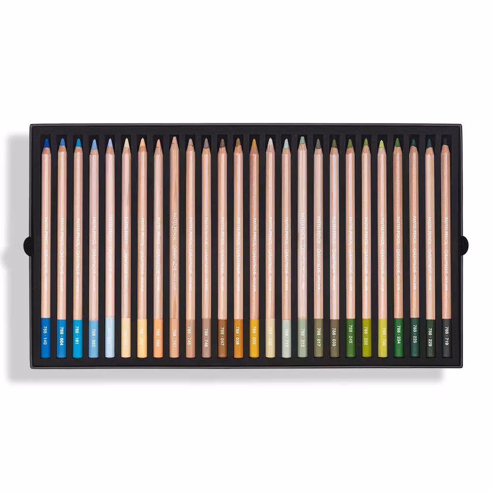 Caran d'Ache Pastellsett - 76stk