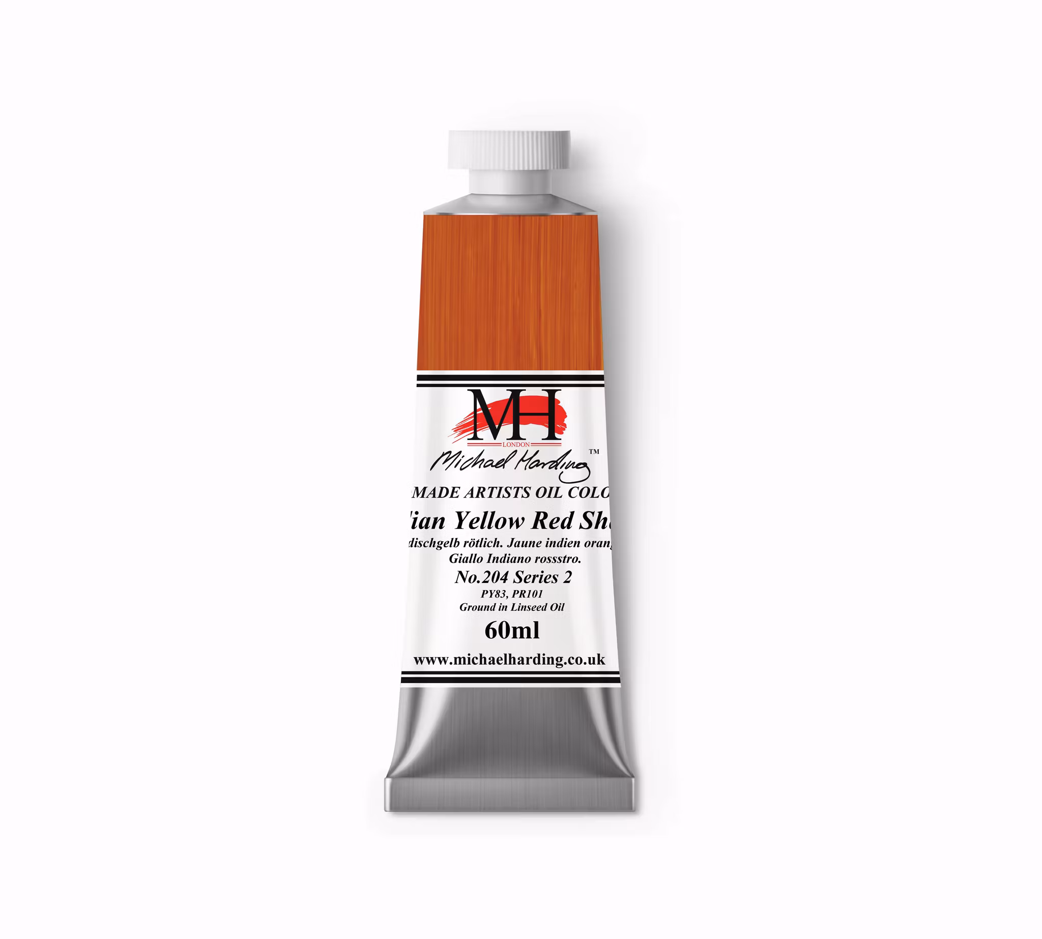 Oljemaling - Indian Yellow Red Shade - 60ml