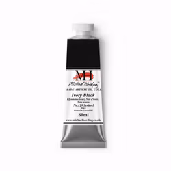 Oljemaling - Ivory Black - 60ml