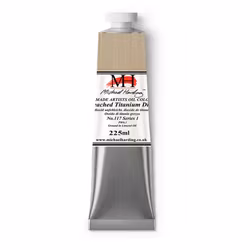 Oljemaling - Unbleached Titanium Dioxide - 225ml
