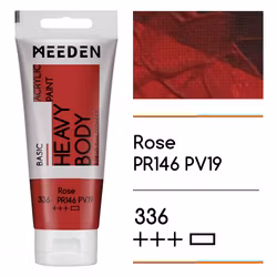 MEEDEN akryl heavy body 100ml – 336 Rose