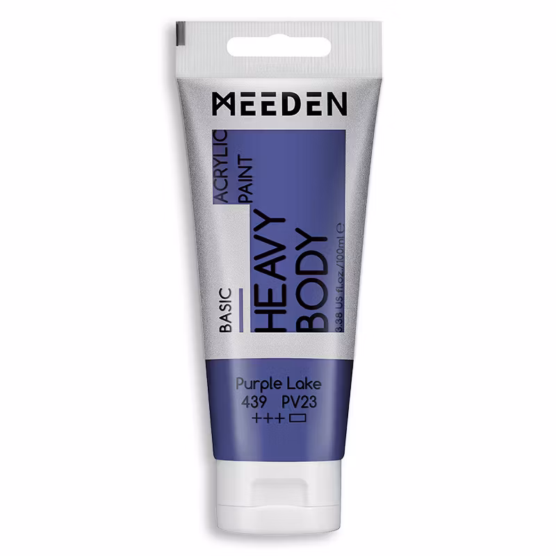MEEDEN akryl heavy body 100ml – 439 Purple Lake