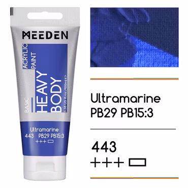 MEEDEN akryl heavy body 100ml – 443 Ultramarine