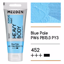 MEEDEN akryl heavy body 100ml – 452 Blue Pale