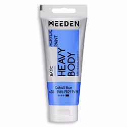 MEEDEN akryl heavy body 100ml – 453 Cobalt Blue