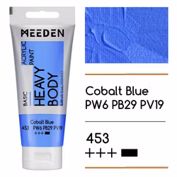 MEEDEN akryl heavy body 100ml – 453 Cobalt Blue