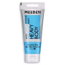MEEDEN akryl heavy body 100ml – 485 Turquoise Blue