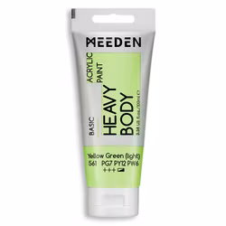 MEEDEN akryl heavy body 100ml – 561 Yellow Green Light