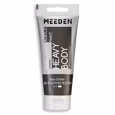 MEEDEN akryl heavy body 100ml – 688 Raw Umber