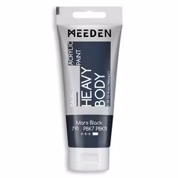 MEEDEN akryl heavy body 100ml – 791 Mars Black