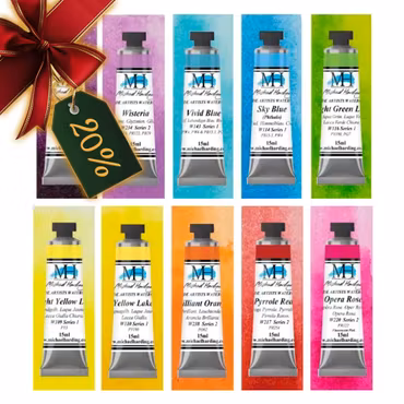 Akvarellmaling - Vivid Sett