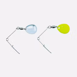 Spinner Rig Silver / Fluo Yellow 2-pack (X-Small)
