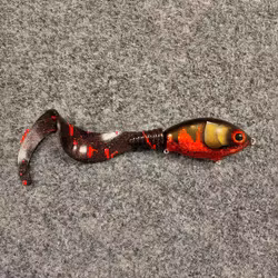 Ulm Tail Red Glitter Tiger 22cm