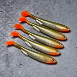 Gigashad Bass Orange UV 10cm - 5pcs