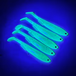 Gigashad Motoroil Gold Flake 10cm - 5pcs