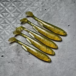 Gigashad Motoroil Gold Flake 10cm - 5pcs