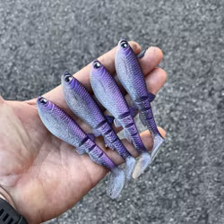 GigabiteV2 Glitter SIKn 10cm - 4pcs