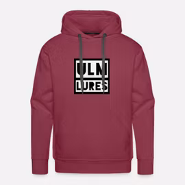 Ulm Lures Logo Hoodie - Burgundy