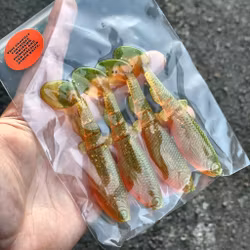 GigabiteV2 Motoroil Gold Flake 10cm - 4pcs