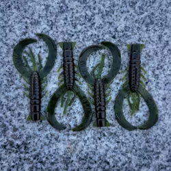 Crawler Green Pumpkin 8,5cm - 4 pcs