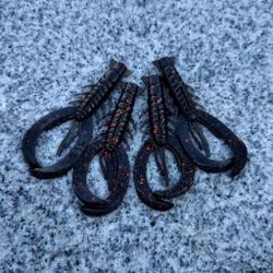 Crawler Black&Red 8,5cm - 4 pcs