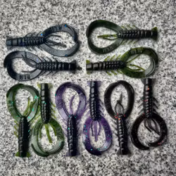 Crawler Dark Mix 8,5cm - 10 pcs