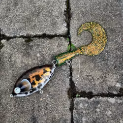 Ulm Tail Slim Motoroil Burbot 19cm