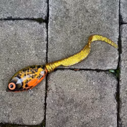 Ulm Tail Jr - Hot Motoroil Burbot