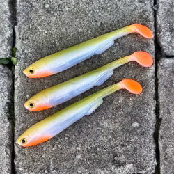 Gigashad 12,5cm Bass Orange UV 3pcs