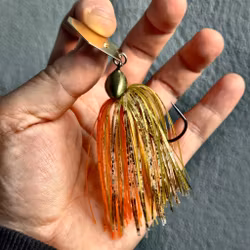 MCB Perch Bladed Jig Bass Orange 14g