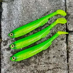 Gigashad 12,5cm Lime UV 3pcs