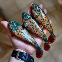 Snackbite Red Motoroil Burbot 16cm