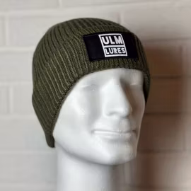 Ulm Lures Stickad Mössa Mossgrön