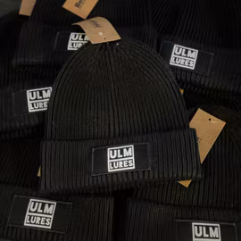 Ulm Lures Stickad Mössa Svart