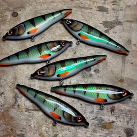 Gigajerk Jr - Foiled Perch 17,5cm (sink)