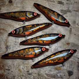 Gigajerk Jr - Copper Motoroil Burbot 17,5cm (sink)