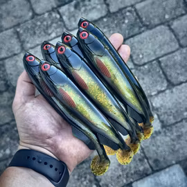 FuseShad Charred Motoroil 20cm