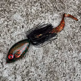 Ulm Skirt Tail - Red Motoroil Burbot