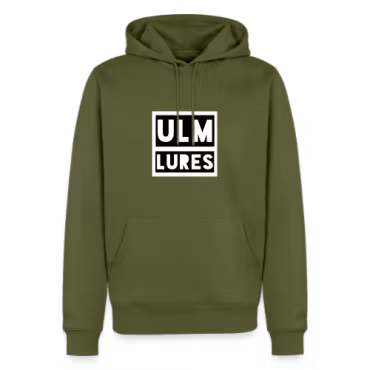 Ulm Lures Logo Hoodie - Military Green