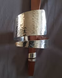 Culture Mix "Silver" armband, ring säljs separat