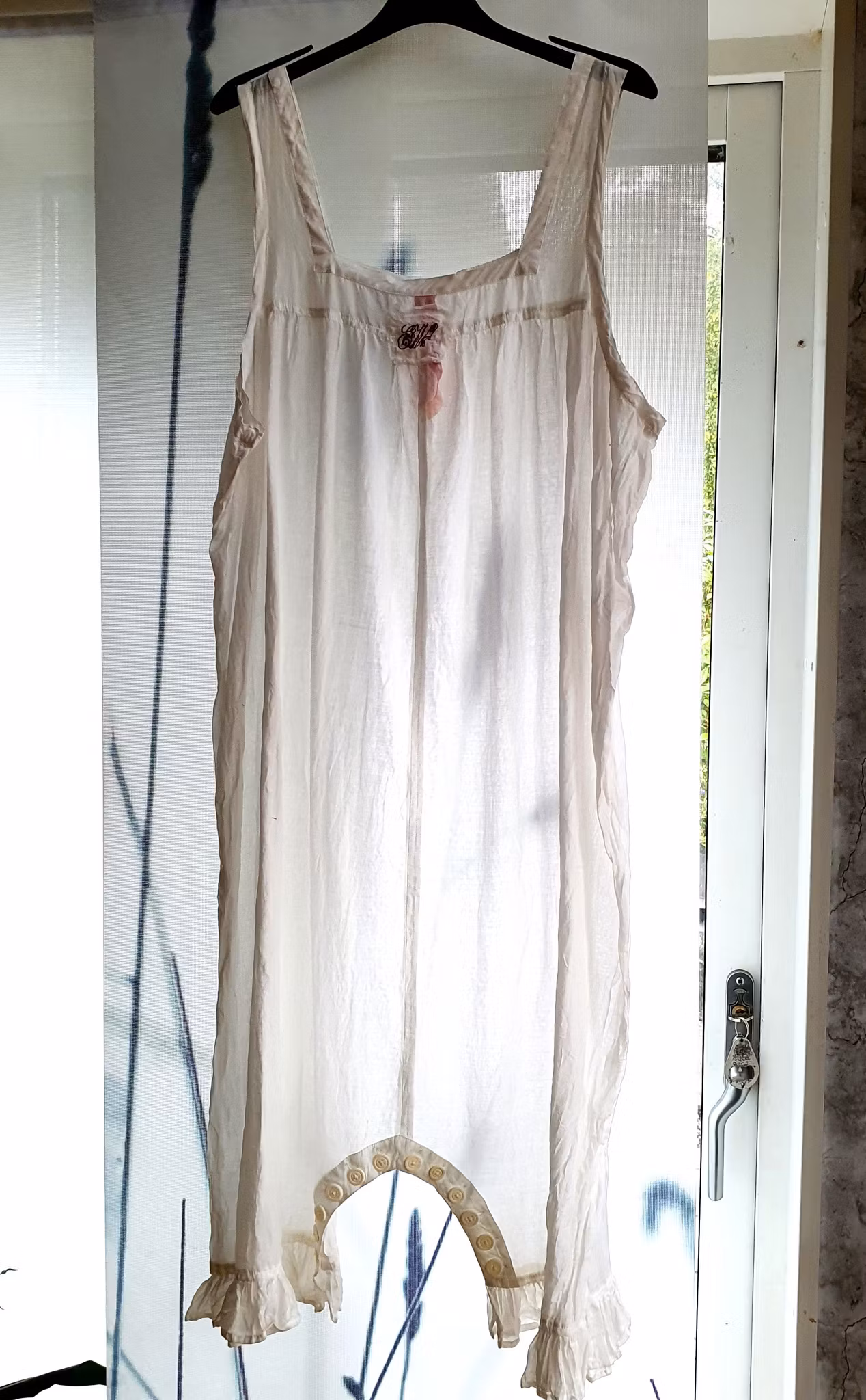 Fin Ewa i Walla jumpsuit i siden/bomull, stl Medium använt som visningsexemplar