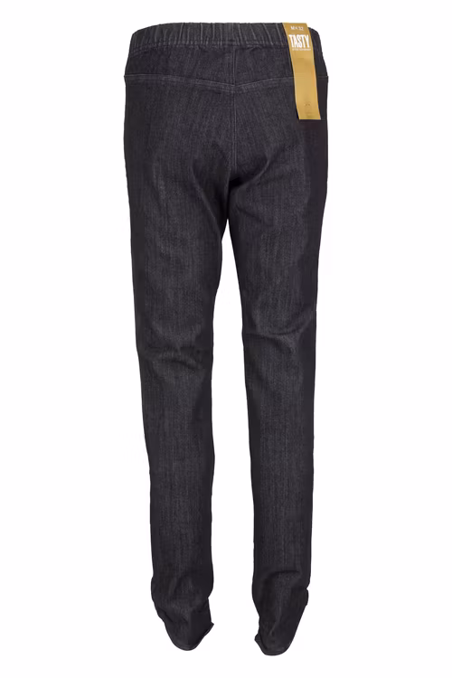 Tasty stretch jeansleggins, washed blå eller svart denim
