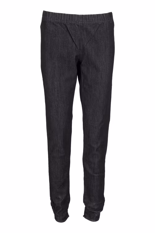 Tasty stretch jeansleggins, washed blå eller svart denim