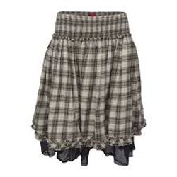 Rutig kjol Ewa i Walla 22879
