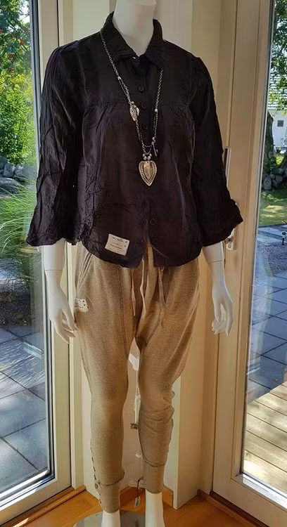 Ewa i Walla Baggy  Byxa Beige 11254