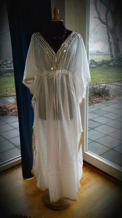 Love forever vit bomulls kimono